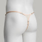 Mesh Support Thong For Chastity Cage (Beige)