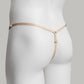 Mesh Support Thong For Chastity Cage (Beige)