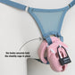 Mesh Support Thong For Chastity Cage (Dusty Blue)