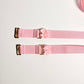 Male Sissy Three Straps Chastity Cage Support Belt Pink