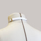 Strap Collar "Calliope" White