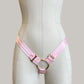 Cora Adjustable Thong Strap On Harness Pink