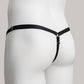 Sissy Three Straps Support Belt For Chastity Cage (Black)