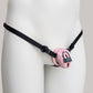 Sissy Three Straps Support Belt For Chastity Cage (Black)