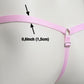 Three Straps Support Belt For Chastity Cage (Pink)