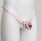 Two Straps Support Belt For Chastity Cage (Pink)