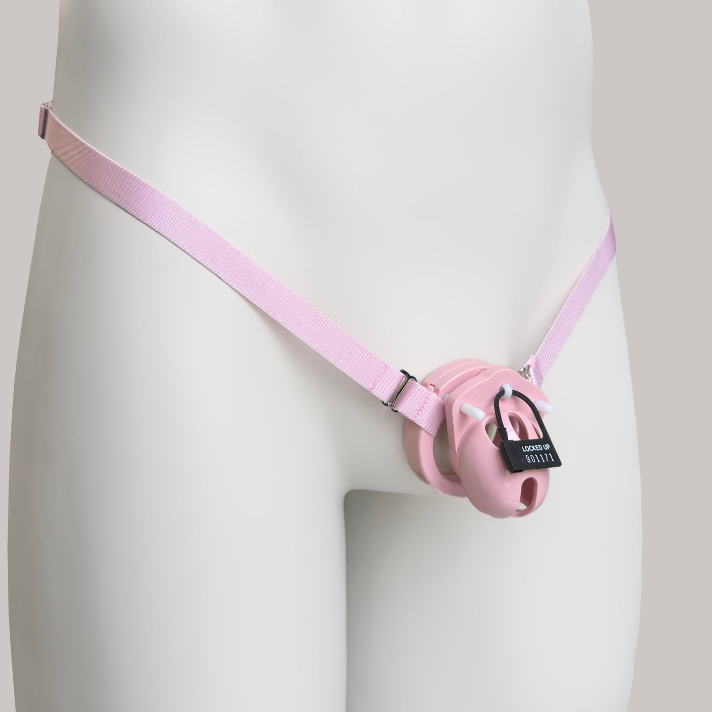 Two Straps Support Belt For Chastity Cage (Pink)