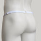 Sissy Two Straps Support Belt For Chastity Cage (Black and White)