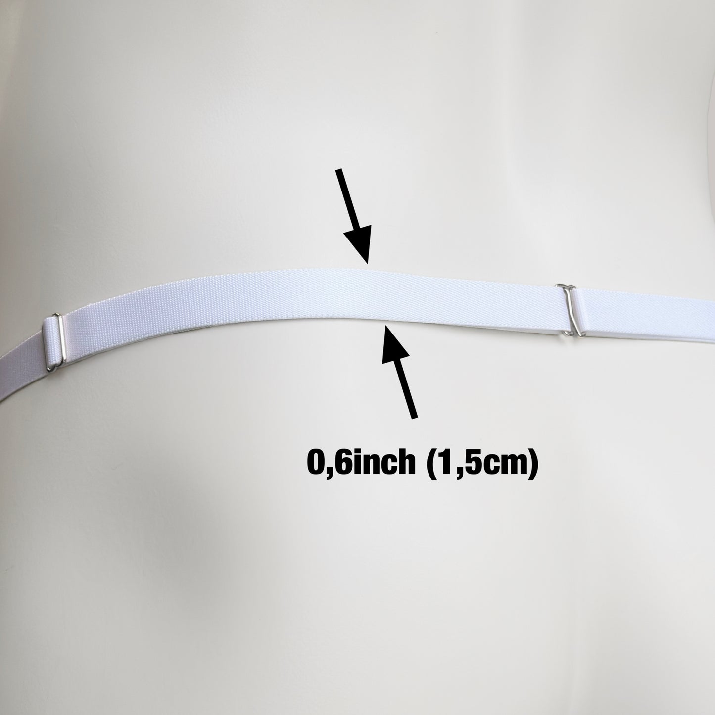 Sissy Two Straps Support Belt For Chastity Cage (Pink and White)