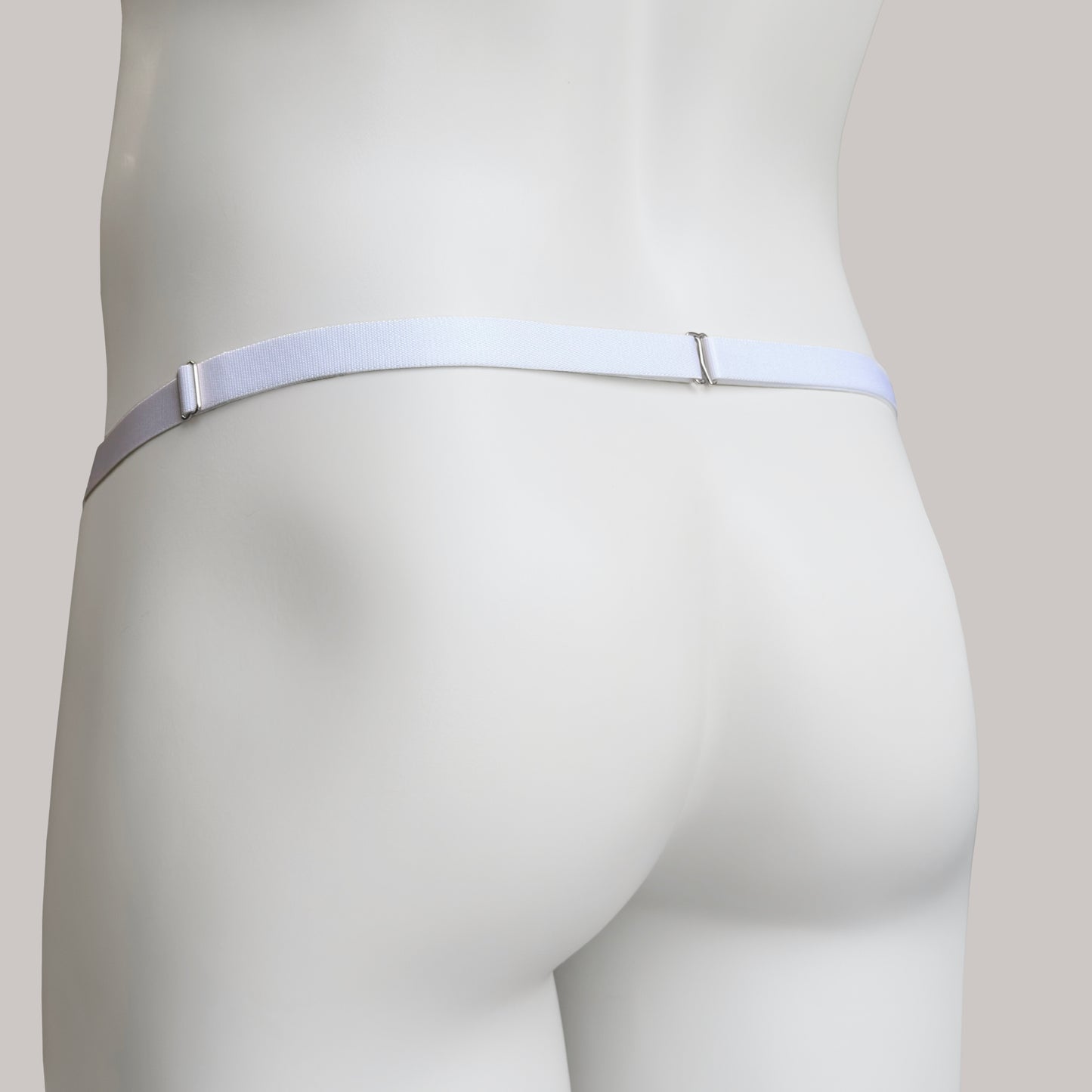 Sissy Two Straps Support Belt For Chastity Cage (Pink and White)