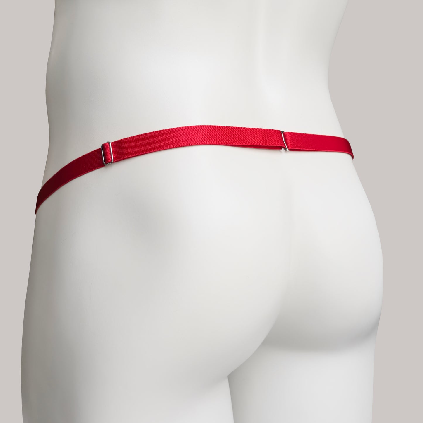 Sissy Two Straps Support Belt For Chastity Cage (Red)