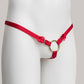 Sissy Three Straps Support Belt For Chastity Cage (Red)