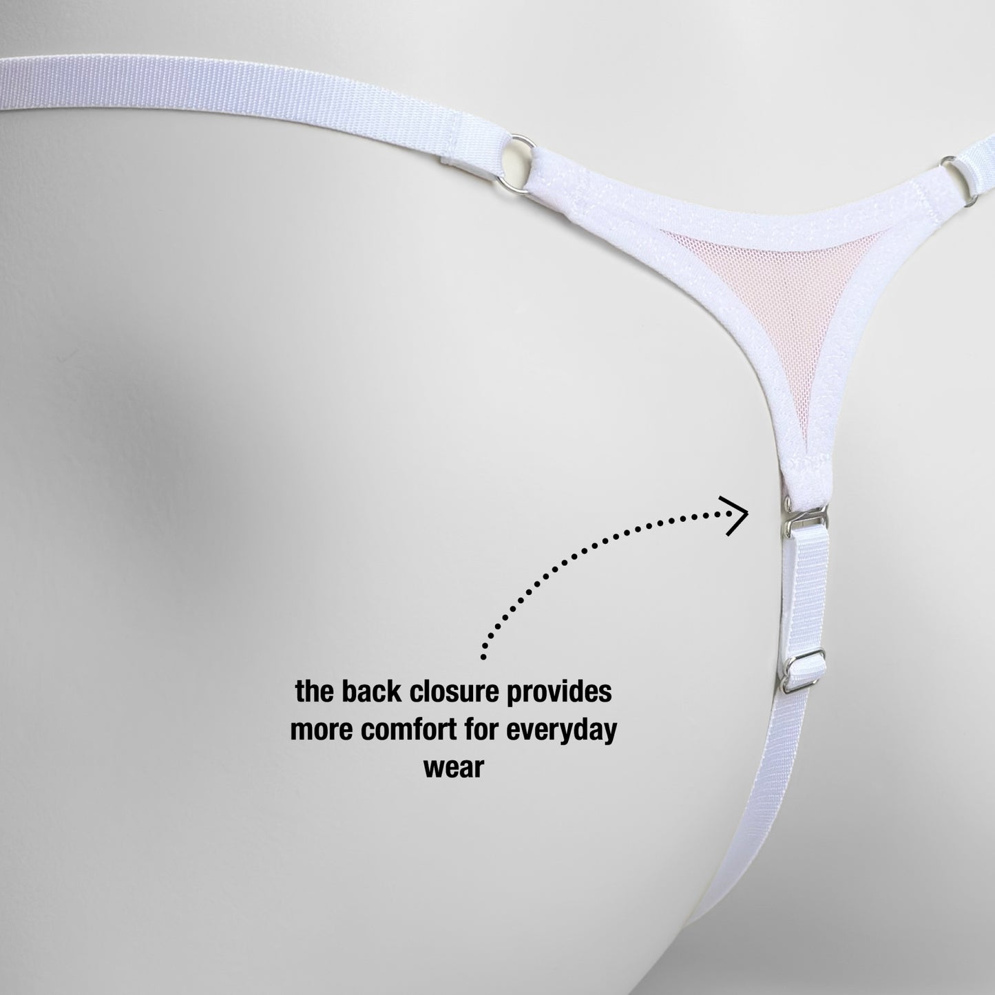 Non-removable Thong For Chastity Cage (French Maid Pink)