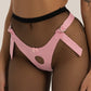 Thong Minimalistic High Waisted Strap On Harness Light Pink