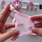 Non-removable Thong For Chastity Cage (Pink)