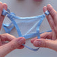Non-removable Cobra Thong For Chastity Cage (Sky Blue)