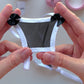 Non-removable Thong For Chastity Cage (French Maid)