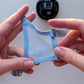 Mesh Support Thong For Chastity Cage (Sky Blue)