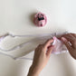 Mesh Support Thong For Chastity Cage (French Maid Pink)